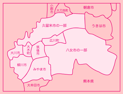 出張ネイル エリアマップ