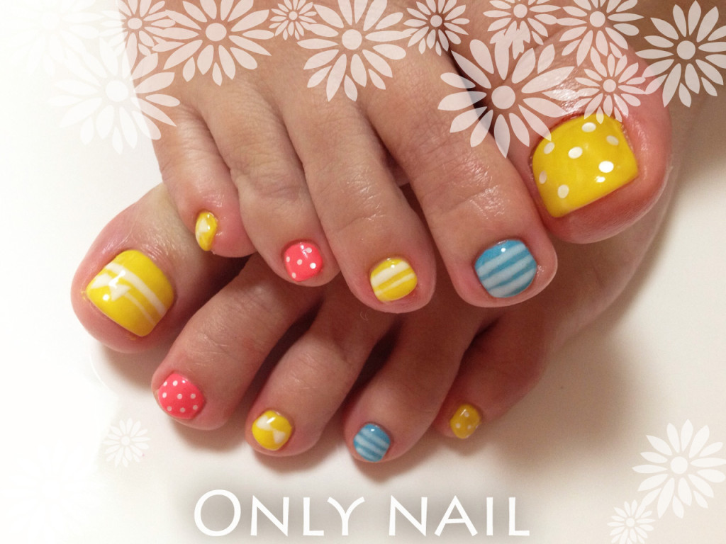 筑後市の自宅サロンでジェルネイル（フット）