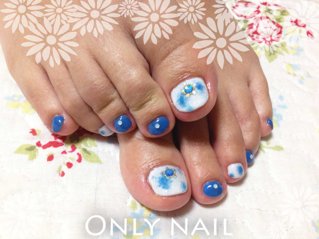 筑後市の自宅サロンでフットジェルネイル